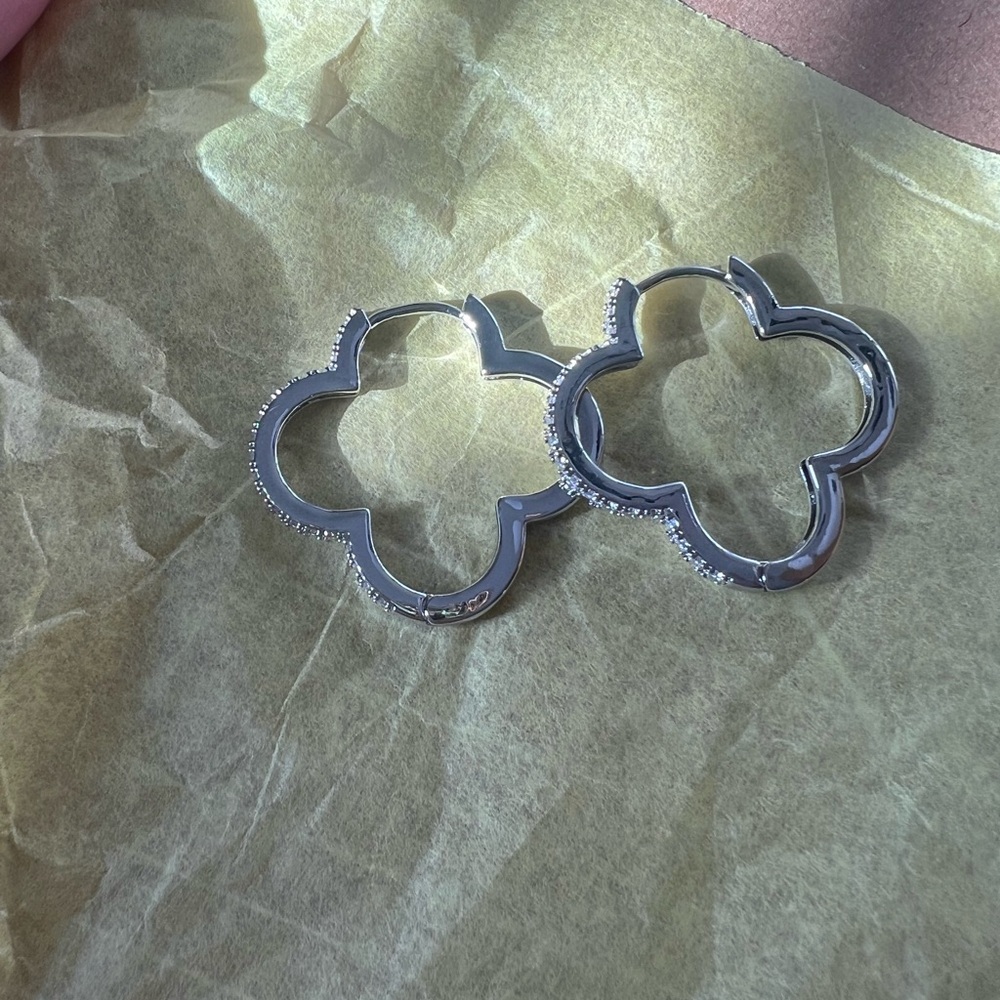 Earrings never used - Picture 2 of 4